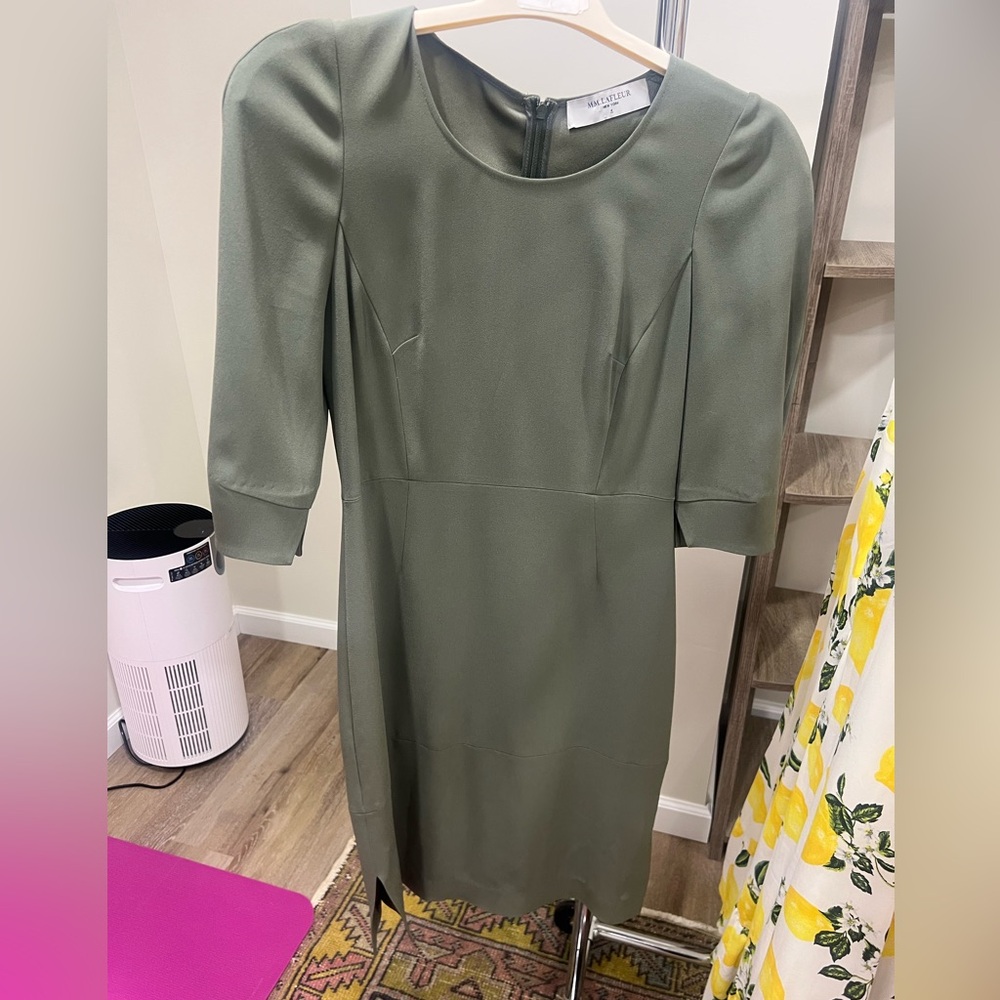 MN Lafleur olive work dress